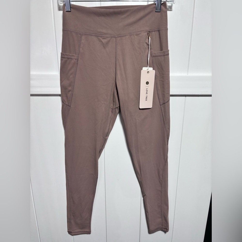 NWT Love Tree pink/blush leggings